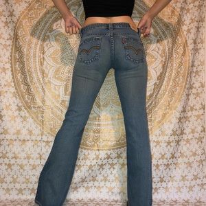Levi’s low cut flare jeans